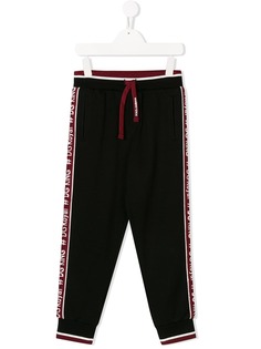 Dolce & Gabbana Kids спортивные брюки с боковыми панелями
