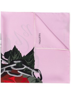 Valentino Garavani платок с цветочным принтом