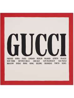 Gucci платок с принтом Gucci Cities