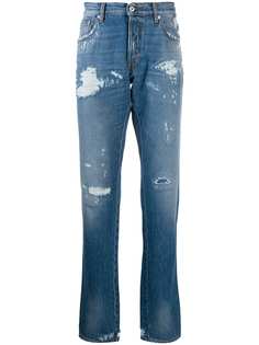 Just Cavalli джинсы с эффектом потертости