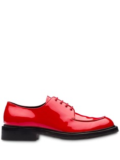 Prada туфли дерби с резиновой подошвой