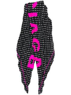 Balenciaga шарф в горох с логотипом
