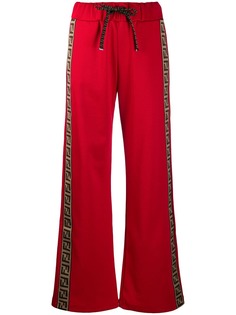 Fendi спортивные брюки с логотипом по бокам