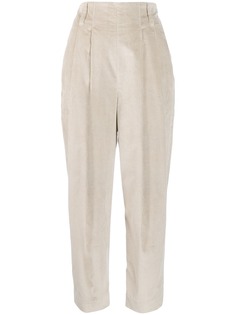 Brunello Cucinelli зауженные вельветовые брюки