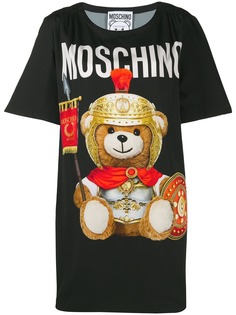 Moschino платье-футболка с принтом