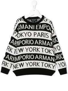 Emporio Armani Kids толстовка с логотипом