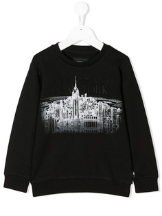 Emporio Armani Kids толстовка с принтом