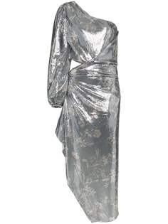 Johanna Ortiz платье на одно плечо Glassy Orchid