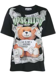 Moschino футболка Teddy Bear с логотипом