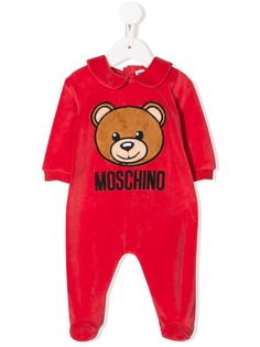 Moschino Kids комбинезон с логотипом Teddy Bear