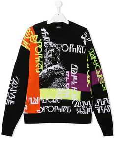 Diesel Kids толстовка с принтом