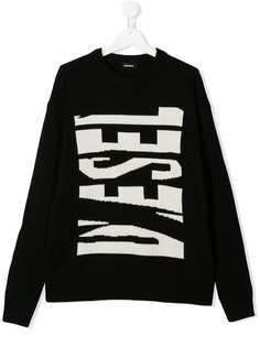 Diesel Kids толстовка с логотипом