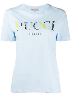 Emilio Pucci футболка с логотипом