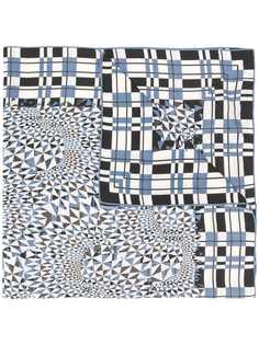 Loro Piana шарф с геометричным принтом