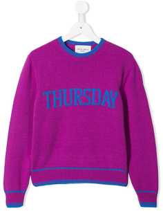 Alberta Ferretti Kids толстовка Thursday