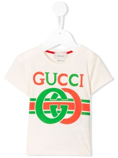 Gucci Kids футболка Interlocking G