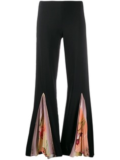Jean Paul Gaultier Pre-Owned расклешенные брюки с цветочным принтом