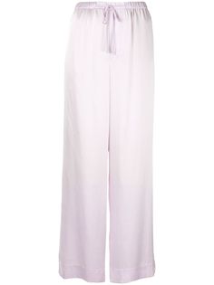 Vince атласные брюки широкого кроя