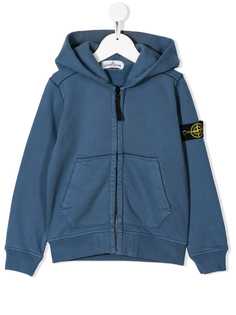 Stone Island Junior худи с нашивкой-логотипом