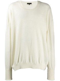 Ann Demeulemeester джемпер оверсайз с круглым вырезом