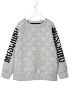 Moschino Kids толстовка с узором