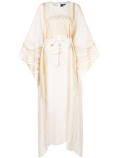 Taller Marmo платье с контрастной вышивкой