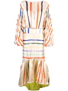 Silvia Tcherassi платье макси в полоску