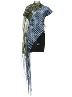 Paula Knorr асимметричный топ с бахромой