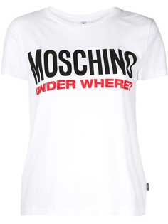 Moschino футболка с логотипом