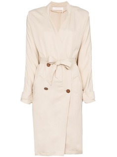 See By Chloé двубортный тренч без воротника
