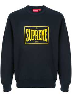 Supreme толстовка с круглым вырезом из коллекции SS19