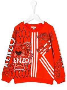 Kenzo Kids футболка с принтом