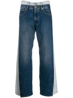 Maison Margiela двухцветные джинсы