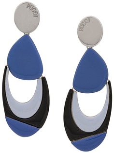 Emilio Pucci серьги геометричной формы