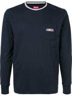 Supreme топ с карманом