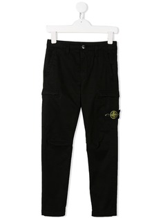 Stone Island Junior брюки с логотипом