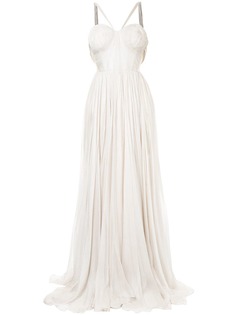Maria Lucia Hohan вечернее платье с вырезом-петлей халтер
