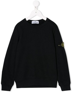 Stone Island Junior джемпер с нашивкой-логотипом