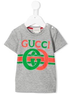 Gucci Kids футболка с логотипом