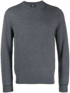 A.P.C. пуловер с круглым вырезом