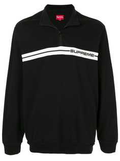 Supreme толстовка с воротником на молнии