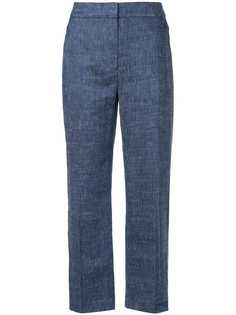 Elie Tahari брюки из ткани шамбре