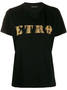 Etro футболка с логотипом