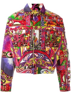 Versace Pre-Owned куртка с рисунком Gianna Versace