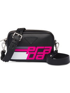 Prada сумка на плечо с принтом логотипа