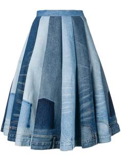 Junya Watanabe юбка Jean со вставками