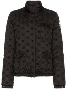 Moncler Genius куртка Hillary с цветочной вышивкой из коллаборации с Simone Rocha