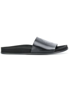 Stella McCartney шлепанцы с перфорированными логотипами