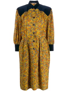 Yves Saint Laurent Pre-Owned платье 1980-х годов с принтом