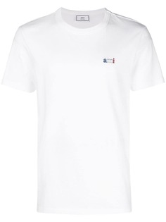 AMI Paris футболка с фирменной вышивкой